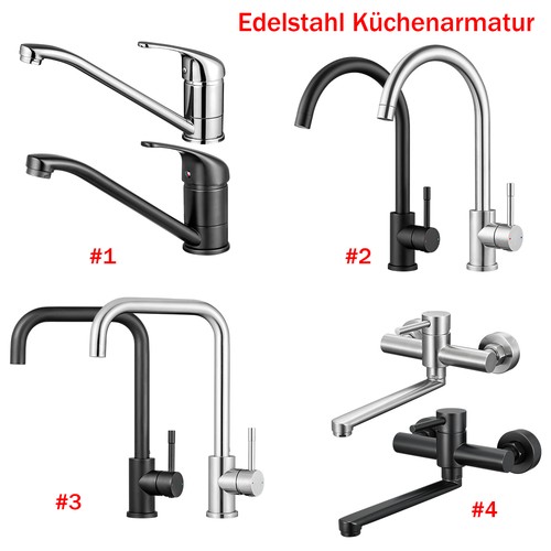 Küchenarmatur edelstahl 360 - küchenarmatur, 360°