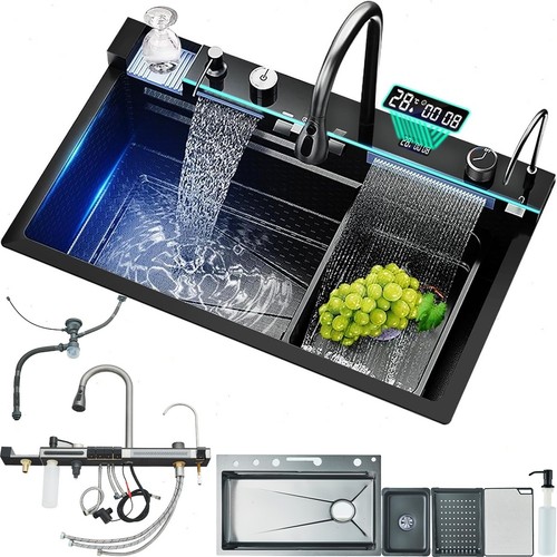 Edelstahl küchenspüle led - edelstahl,