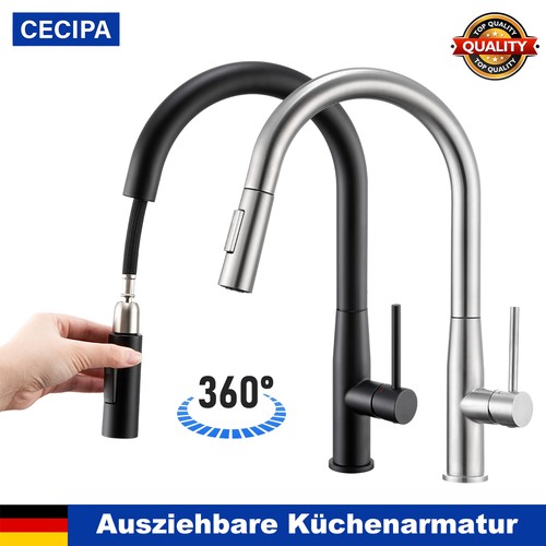 Edelstahl küchenarmatur mit - ,